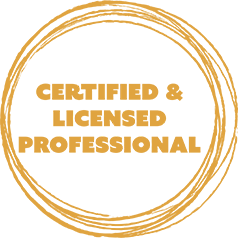 Certified & Licensed Professional badge